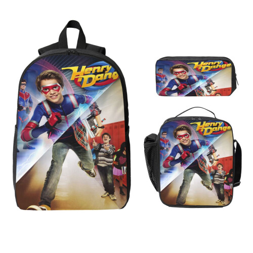 Henry Danger Backpack Set with Lunch Bag and Pencil Case