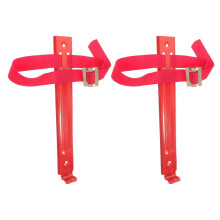 Fire Extinguisher Wall Bracket Heavy-Duty Iron 2 pcs