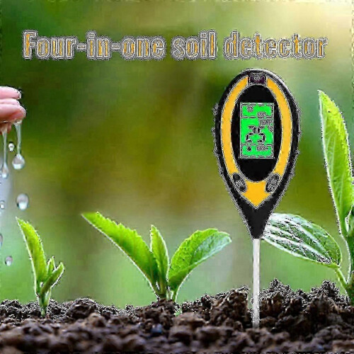 Intelligent Soil Detector 4 In 1 Digital Tester Moisture Light Ph Temperatur_m24