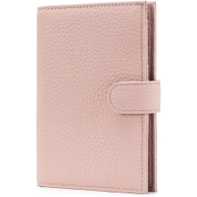 Slim RFID Passport Holder Light Green Leather Wallet 12