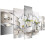 Modern Flower Canvas Wall Art Set 5 Pieces Unframed 2