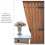 Rustic Barn Door Curtains Brown 84x84 in 8