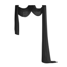 Sheer Window Scarf Valance Extra Long for Living Room