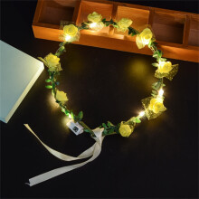 Light Up Headband with Red Heart Design for Women