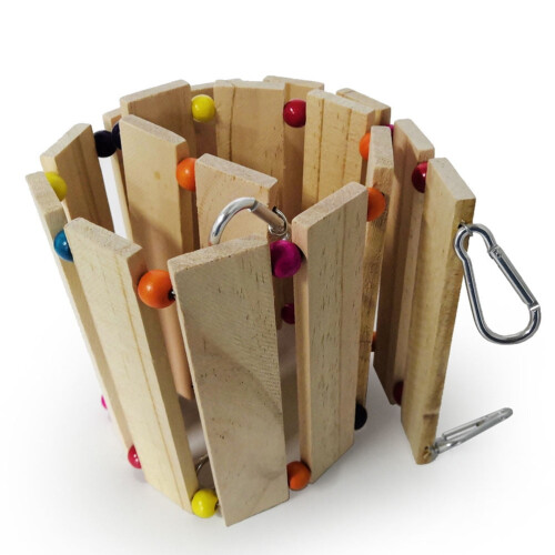 Parrot Ladder Swing Toy Wooden 1 Pack 2
