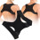 Black posture corrector shoulder brace for chest hump and 1