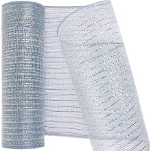 Decor Mesh Ribbon Metallic Foil 10 Inch x 30 Feet