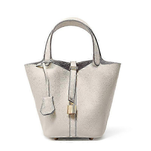bucket bag, genuine leather handbag