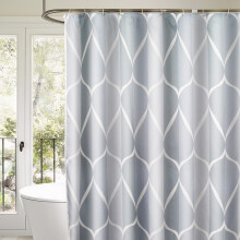 Scceatti Boho Duschvorhang Grau 180 x 99 cm Polyester