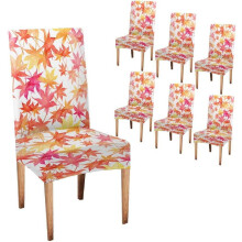 Maple Chair Covers Autumn Leaves 6-Pack