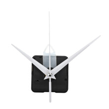 Kit de mécanisme d'horloge murale à quartz silencieux à monter soi-même (blanc)