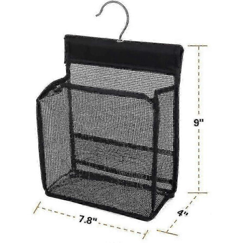 Hanging Mesh Shower Caddy College with Hooks, Bath Baskets Organizer Storage