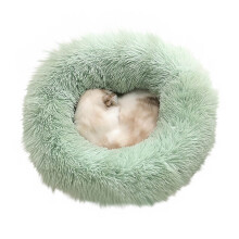 DAMAI Cat Bed Plush Hooded Nest 20 inch Washable
