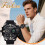 Men's Leather Quartz Watch with Compass and Multi-Time Zone 3