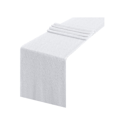 Drapeau de table à paillettes scintillantes en polyester (1 pièce)