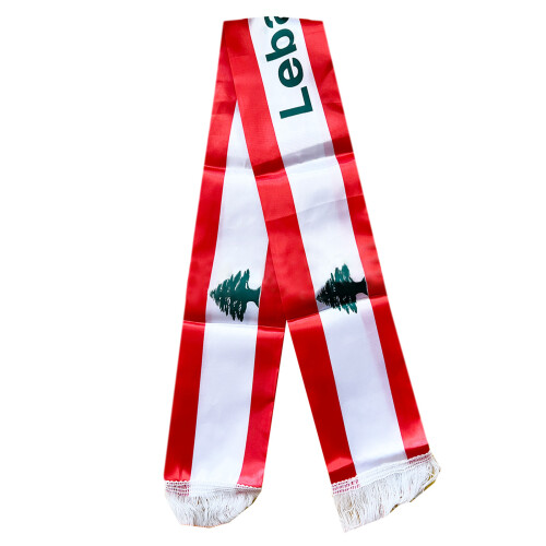 Libanon-Flaggen-Schal für jedes Alter, libanesische-Weiß 1