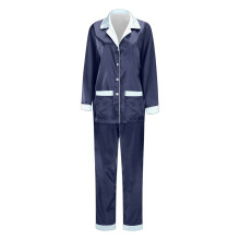 Family Christmas Pajama Set Silky Navy