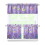 Kitchen Curtains and Valance Set Purple Lavender Floral 1