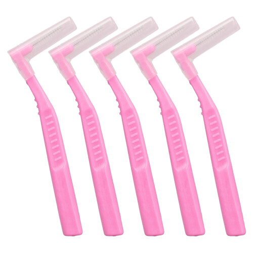 L-Shaped Interdental Brushes Flexible Flat-Line Design