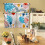 Boho Kitchen Curtains and Valance Set 3-Piece 36 Inch Rod 5