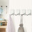 Adhesive Hooks, Self Adhesive Brush Silver 1