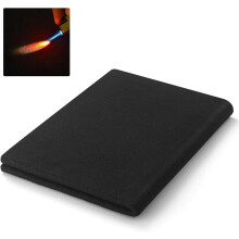Triani Fire Blanket Flame Retardant 12x18 Inch 5mm Black