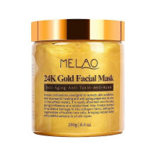 (2pcs) 24K Gold Facial Mask, Anti-Aging Gold Face Mask For Flawless & Moisturizes Skin, Reduces Wrinkles, Fine Lines & Acne Scars, Removes Blackheads