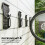 4 Bike Wall Mount Set, Foldable Bicycle Storage Rack, 30kg Load 6