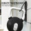 4 Bike Wall Mount Set, Foldable Bicycle Storage Rack, 30kg Load 7