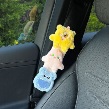 Car Seat Belt Pads Cute Monster Doll Cover for Gifts