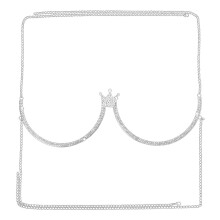 Crystal Body Chain for Women Alloy Bra Chain