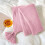 Knitted Sofa Blanket Pink Acrylic 100x70x5cm 1