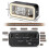 Digital Alarm Clock, Adjustable Brightness Mirror Led Clock (black)_m24 1