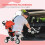 6-in-1 Kinderdreirad mit Schiebestange, Verdeck, Korb, Rot 7
