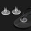 Coussinets de Gel à rabat en Silicone souple, 1 paire, 6