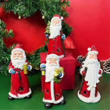 New Little Night Light Santa Decoration Resin Crafts Home Desktop Decoration Gift A