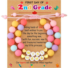 First Day Bracelet for Preschool to 2nd Grade Kids