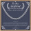 Men's Cuban Link Chain Necklace Silver Black Gold 1