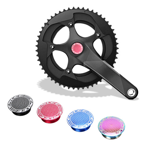 Lightweight Bike Crankset Dust Protector Shield Dust Cover-Blue 2