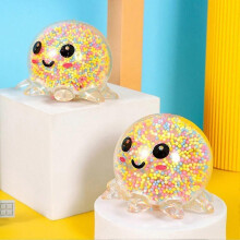 Anti Stress Ball Unbreakable Venting Glowing Octopus Toy Reliever Squeeze