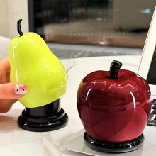(2pc) Apple Pear Toothpick Holder Home Cotton Swab Box Cute Toothpick Storage Container Multifunctional