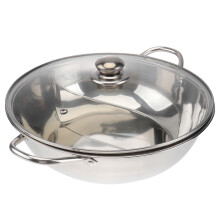 Stainless Steel Hot Pot with Divider 1 Unit
