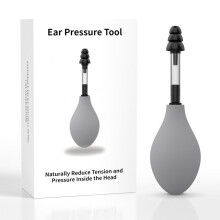 (Blue) ZOK Ear Pressure Equalizer Ear Massage Tool for Inner Ear Pressure Relief Decompression Device Comfortable Ear Care Portable