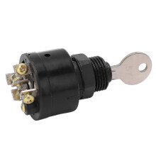 6 Screw 3 Position Ignition Key Switch 393301 with 2 Keys for OMC Inboard Outboard Powered Boats