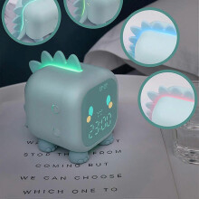 Digital Talking Alarm Clock for Kids, Sunrise & Sunset Simulation with USB Charging, Energy Saving Model for Bedroom Decor and Outdoor Camping