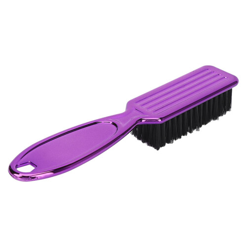 Pente de styling para barba e cabelo com cabo, escova multifuncional roxa para cuidados e corte 1