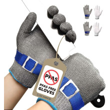 SlicePro Cut-Resistant Glove Stainless Steel Mesh 1 Pair