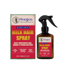 (red) HOEGOA Nourishing Hair Spray for Volume Smooth Natural Shine Moisturizing Care 150ml