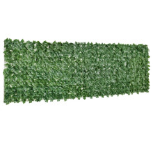Pantalla de privacidad de seto artificial, cubierta para valla de jardín resistente a los rayos UV, 300x100cm