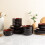 Ceramic Salad Plates Reactive Glaze 6-Piece Indigo Blue 8